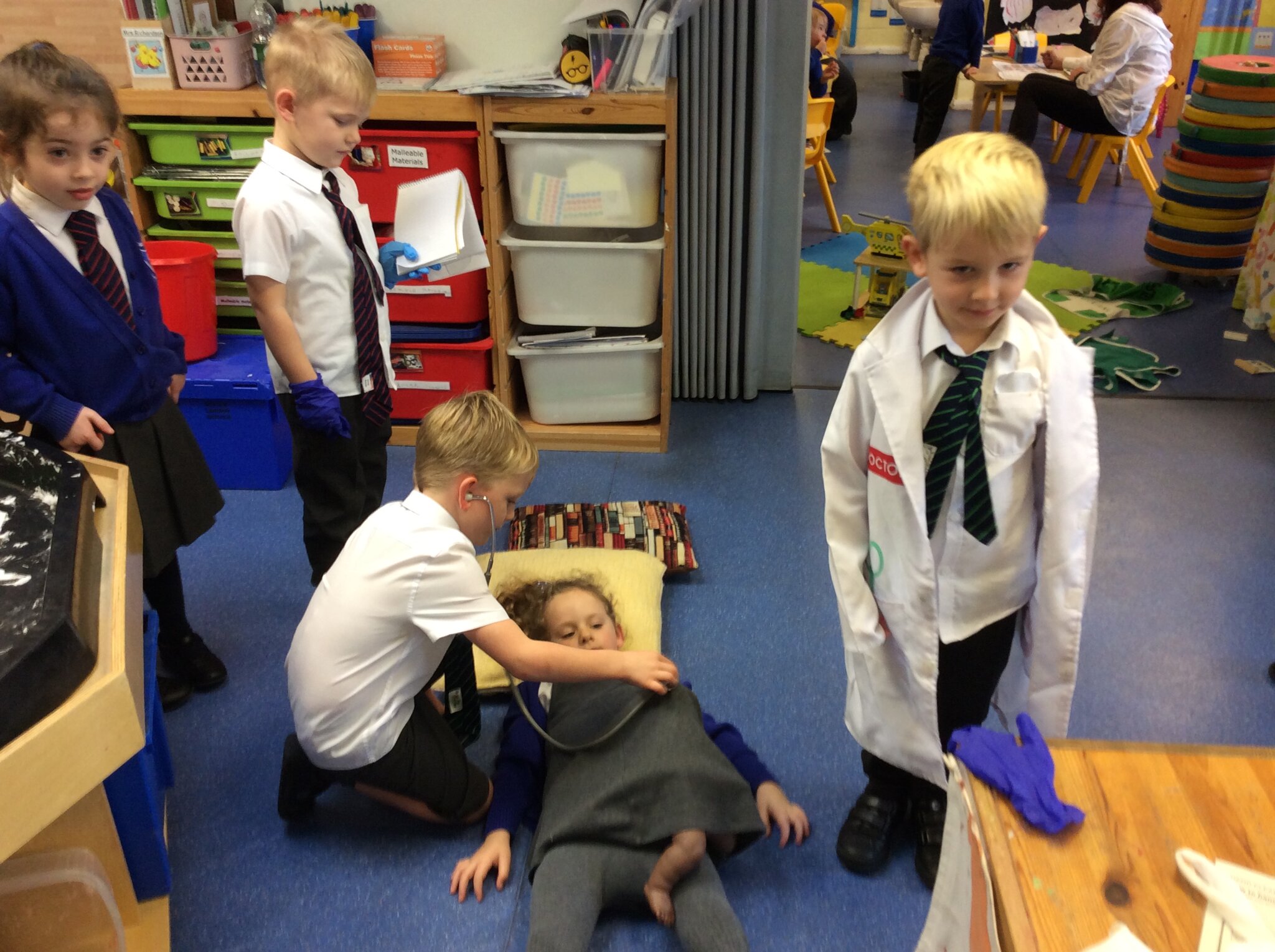 Image of Midwife and Doctor Role Play